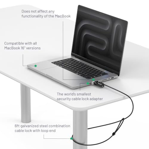 image for Compulocks Ledge Lock Adapter for MacBook Pro 16