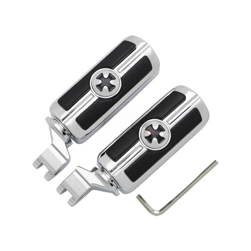 Estribos anchos Pedales Para T100 '01-'15 Thruxton 1200 Para Scrambler '04-'15, Reposapiés Delanteros Para Motocicleta, Pedales, Estribos