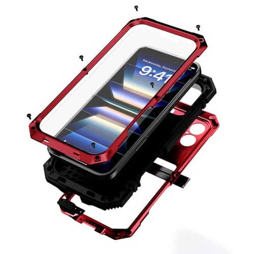 Coque iPhone 16 Qualité Militaire Lunivop avec Support en Aluminium