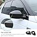 ABS Rearview Mirror Cover Side Mirror Protector Exterior Decoration for Land Rover Evoque 2016-2019,For Land Rover Discovery Sport 2015-2019,For Jaguar F-Pace X761 (Carbon fiber style)