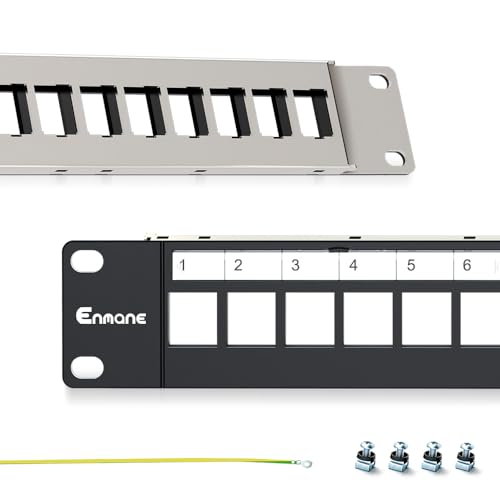 Panneau de brassage Keystone 24 ports vierge 1U pour une gestion fluide des câbles STP UTP