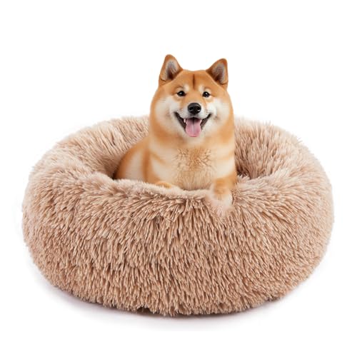 Sweetcrispy Orthopedic Dog Bed, Memory Foam Puppy Sleeping Sofa for Large Pets with Washable Removable Cover Non-Slip Base Waterproof Liner Egg Crate, Olive Brown, 35" L x 25" W x 6.5" Th