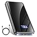 Power Bank,20000mAh Powerbank Schnellladefunktion 22,5W USB-C PD3.0 & QC4.0 Tragbarer Externer HandyAkkus mit LED Display/Taschenlampe,Kompat... mit iPhone 17 Pro Max 16 15 14 13 Samsung Galaxy S25