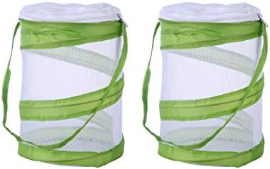 RuiyiF 2 Pack Insect and Butterfly Habitat Terrarium Pop-up Monarch Butterfly Cage Insect Growing Kits for Kids