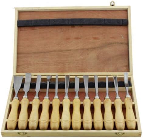 12pcs/Set Wood Carving Tools Kit Wood Chisel Tools for Carving Wood Working
