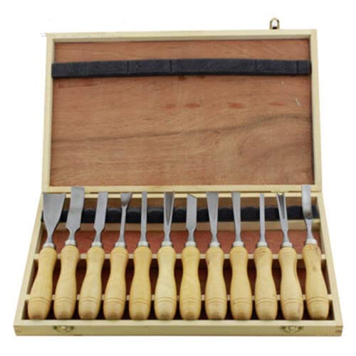 12 pz/set di strumenti per intaglio del legno Kit di strumenti per scultura di legno