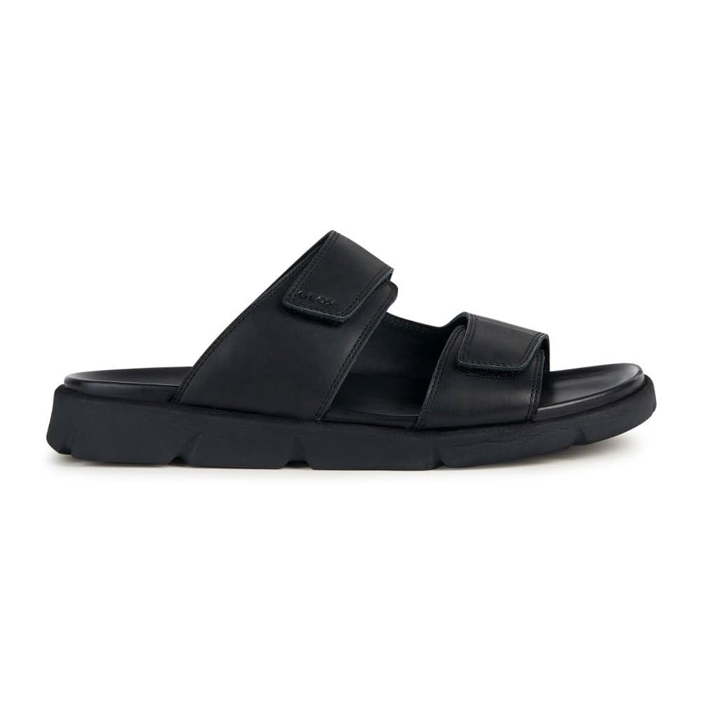 Geox Homme U Xand 2S Sandales, Noir, 42 EU