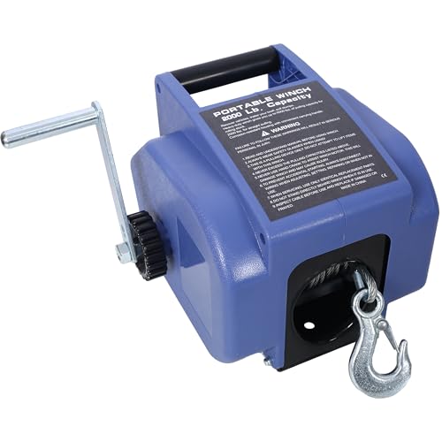 Cabrestante Eléctrico 12V 2000lbs con Control Remoto miniatura 4