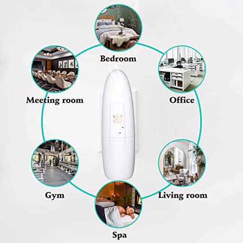 King Of Scents Diffuser Up To 500 Sq.ft Coverage-Nanotechnology Plug In Oil Diffuser Essential Oils (Bluetooth) -For Home And Office-Wall Silent & Waterless Oil Diffuser (Included Oil 10Ml-Black) ! #TOP4
