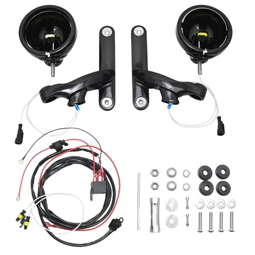 Clignotants et feu auxiliaire de moto pour Road King pour rouler de nuit en toute sérénité