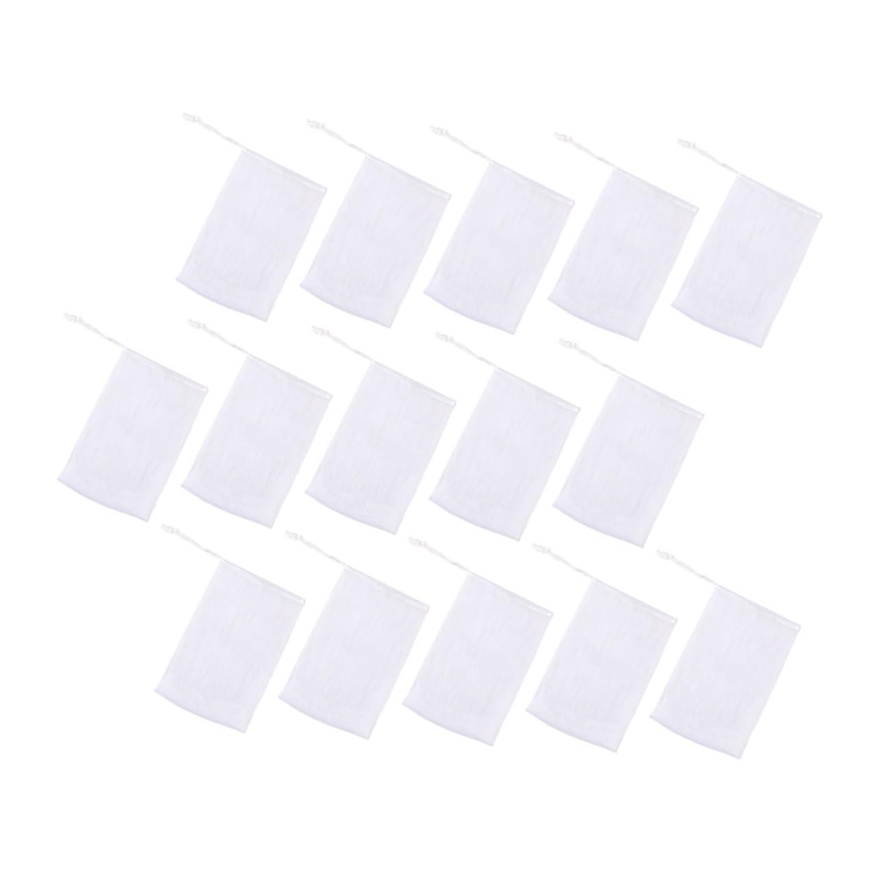 50Pcs Double Soap Mesh Pouch Handmade Bubble Net for Foaming Face Body Washing Durable Soap Holder for Shower Use Skin Friendly Material for Exfoliating