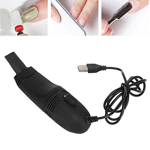 YUYTE Mini Tastatur Staubsauger - USB Reiniger mit Großem Saug für Nail Art Computer, Tragbare Handgerät für Auto, Zuhause und Büro