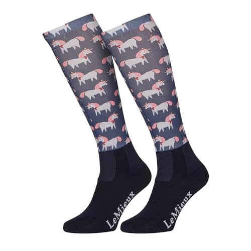 Chaussettes LeMieux Footsie Junior Xmas Dogs IT03604 ultra fines