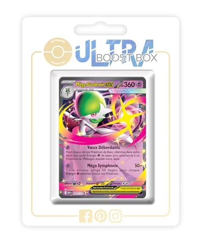 Méga-Gardevoir ex 060/132 - Myboost X Méga-Évolution 1 - Coffret de 10 Cartes Pokémon Françaises