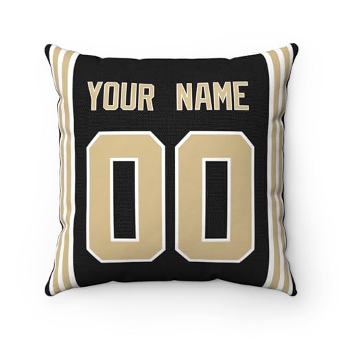 Image of ANTKING Throw Pillow 2 Pack Custom Any Name and Number Personalized Gift for Men Women Boys