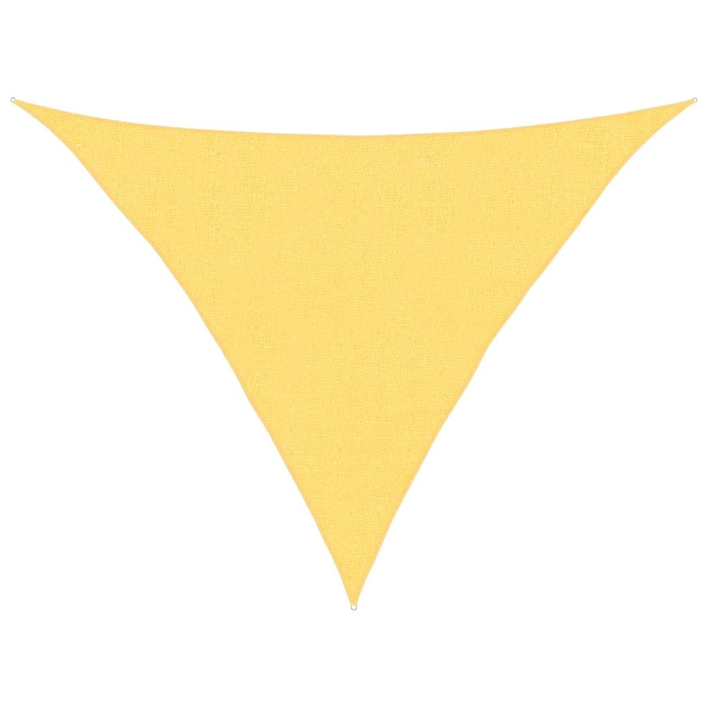 vidaXL Sunshade Sail 160 g/m² Beige 2.5x2.5x3.5 m HDPE — image 1
