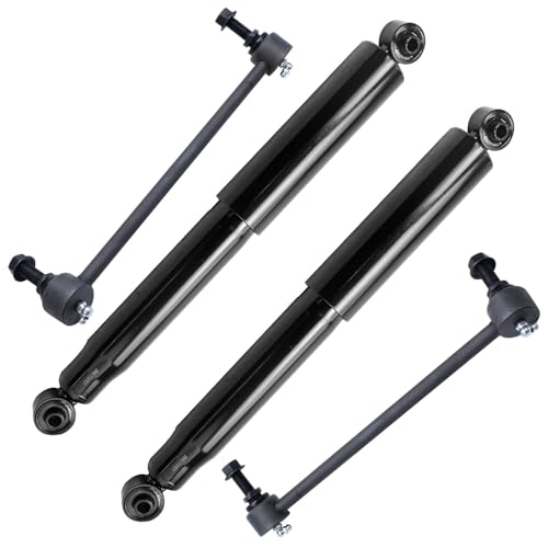 Image of Detroit Axle - Front Struts w /Coil Springs Sway Bars Rear Shock Absorbers Replacement for Chevy Equinox Pontiac Torrent - 6pc Set
