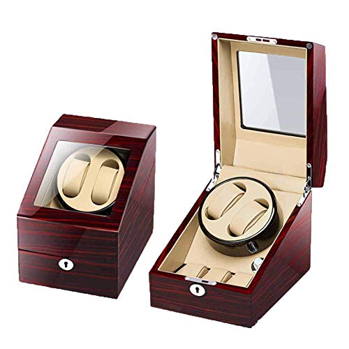 Caja de reloj mecánico de almacenamiento giratorio ideal para regalar a coleccionistas