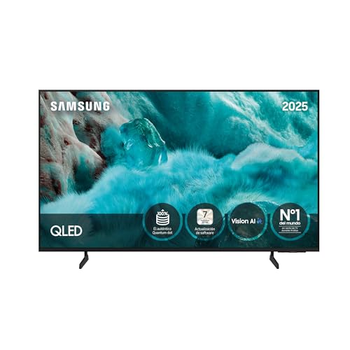 Samsung TV 43 Pulgadas QLED Q7F 4K Smart TV con Vision AI, 100% Volumen de Color Quantum Dot y más de 500 Canales TV Plus