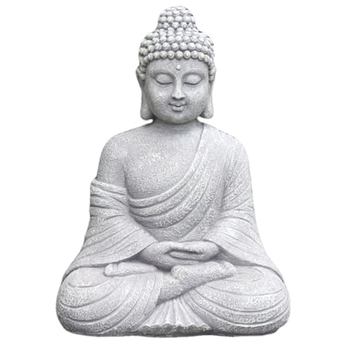 Statue de Bouddha méditant finitions haut de gamme 9 pouces - 2