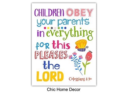 Bible Verse Wall Art - Scripture Wall Art - Christian Wall Art For Kids, Boys, Girls Bedroom - Religious Gifts For Kids - Aesthetic Wall Collage Kit - God Wall Decor - Positive Inspirational Quotes #TOP7