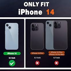 Shieldon Case for iPhone 14 5G Genuine Leather Wallet Case RFID Blocking Stand Function Shockproof Full Protection TPU Case Compatible with iPhone 14 61 2022 Retro Brown