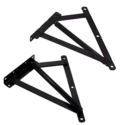 2 Piezas Bisagra de Resorte Triangular, Bisagra Plegable de Sofá, Bisagra de Elevación, Bisagras de Caja de Cama, Bisagra de Resorte para Sofá, Caja de Cama, Silla de Sofá