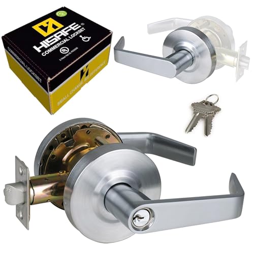 HISAFE Storeroom Door Handle Heavy Duty Grade 2 Commercial Door Locks