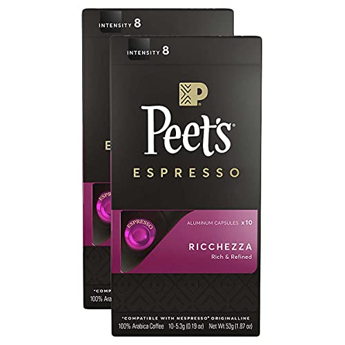 Peet's Coffee Espresso Capsules Variety Pack 20 Each (80 Count) Compatible With Nespresso Original Brewers Single Cup Coffee Pods #TOP16