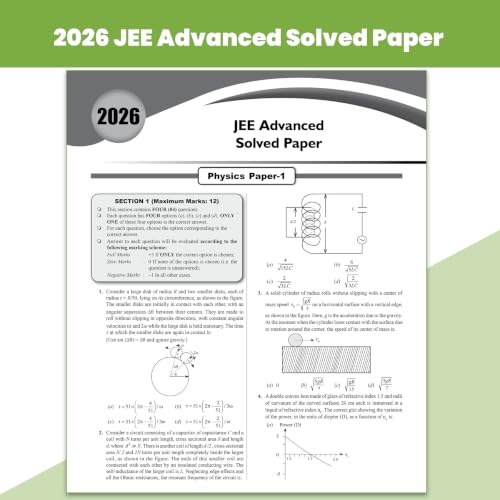 Image of PW JEE Advanced 49 Years (2026-1978) with JEE Main 162 Sets PYQs (2026-2019) Physics | Chapterwise and Topicwise Solved Papers For JEE Main & Advanced 2027 Exams