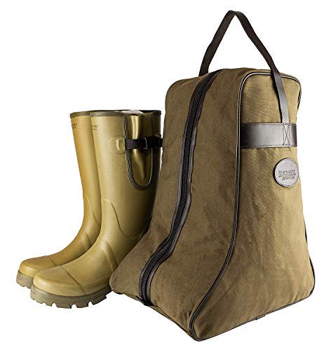 Bolsa para botas Jack Pyke de lona verde para transporte de calzado 5