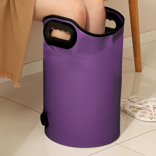 Bañera de pies - Spa cubo contenedor plegable para circulación y limpieza 7