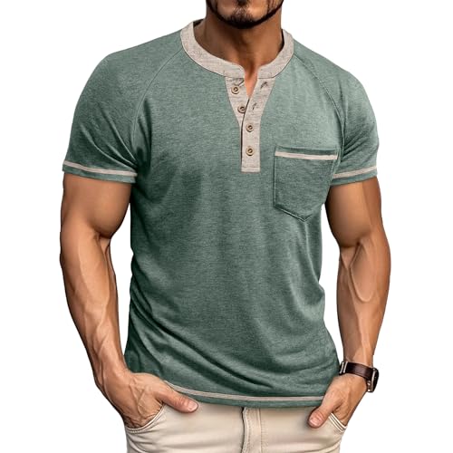 Polo henley décontracté vêtement idéal pour les sorties estivales