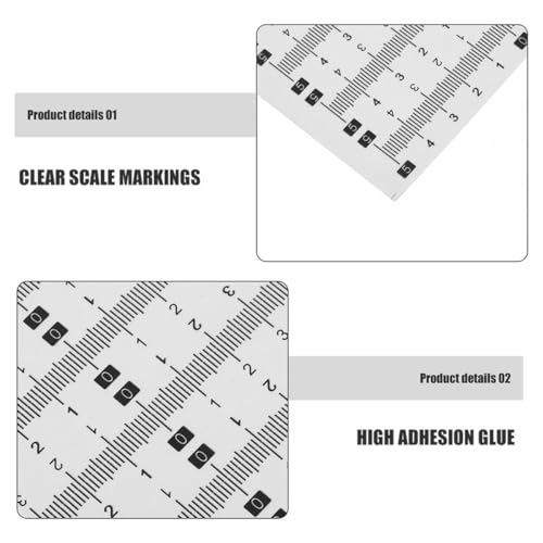 Set de 2 cintas métricas adhesivas Beaupretty miniatura 3