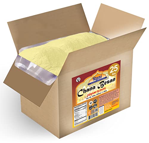 Rani Chana Besan farine pois chiches 11.36kg, bio vegan