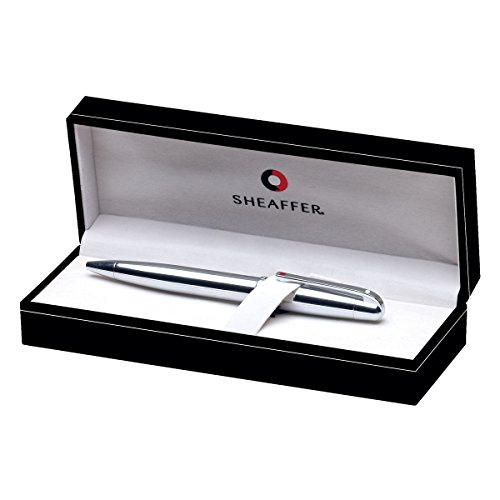 Sheaffer 500 Ballpoint Pen, Bright Chrome, Chrome Plate Trim (E2933051) #TOP1