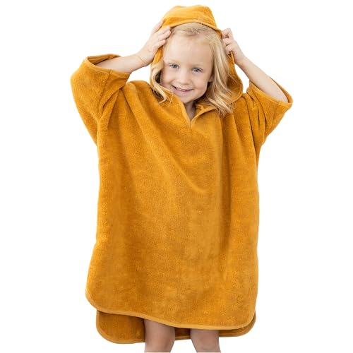 Natemia Organic Cotton Hooded Towel Poncho