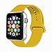 Produktbild Tervoka Ersatz Armbänder für Apple Watch Armband 40mm 38mm, Weiche Silikon Ersatz Armbänder für iWatch Armband Series 4/3/2/1, M/L, Yellow