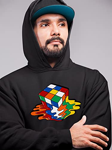 Pull à capuche Magic Cube idée cadeau original homme passionné de puzzle - 2