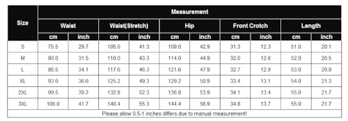 COOFANDY Pantaloncini da Uomo Shorts Estivi Casual dal Taglio Classico con vestibilità Regolare e Coulisse Nero L - Immagine 5