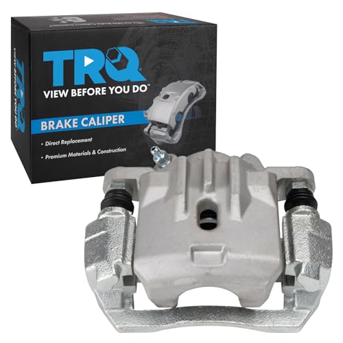 Image of TRQ Rear Left Brake Caliper w /Bracket Drivers Side | For 2006-2009 Subaru Legacy Outback
