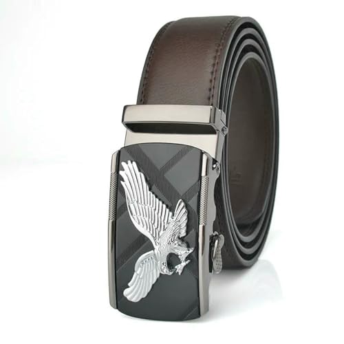 Men'S Luxury Fashion Business Automatic Buckle Leather Belt For Everyday Jeans Suit Casual Pants3