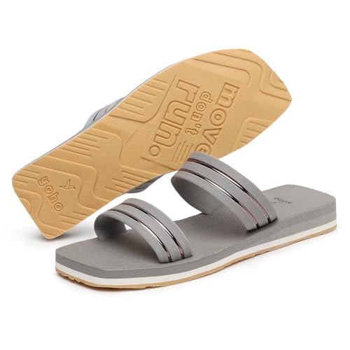 Image of YOHO Indiglo Stylish & Comfortable Flats for Women | Lightweight, Anti-Skid, Orthopedic, Cushioned Footpharma Footbed, Casual & Fashionable for Everyday Use
