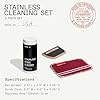 Made In Cookware | 3-Piece Stainless Steel Cleaning Set | Includes Pan Scraper, Scrub Cloth & Stainless Steel Cleaner | Complete Cleaning System | Crafted in USA #3