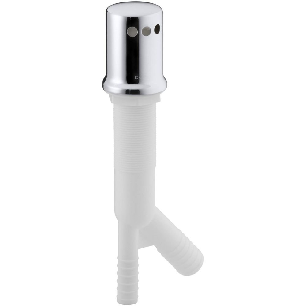 Air gap body KOHLER K-9110-CP évite le retour d'eau du lave-vaisselle