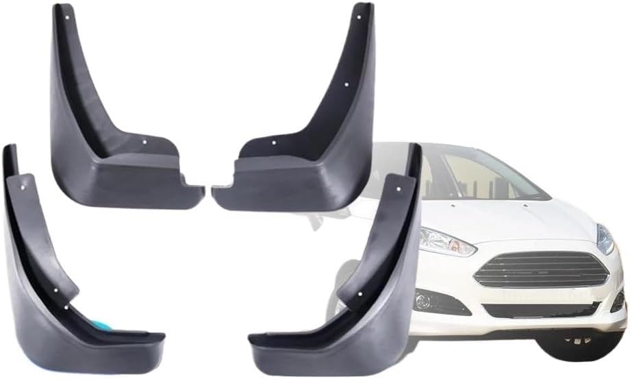 車のマッドフラップ マッドガード スプラッシュ ガード フェンダー マッドフラップ 用 アウディ A8 D5 2018 2019 2 車のマッドフラップ  マッドガード スプラッシュ ガード フェンダー マッドフラップ 用 アウディ A8 D5 2018 2019 2 マッドガード と互換性がある  と互換性 ... 車のマッドフラップ に適合する フォード に適合する フィエスタ 7 Mk7 に適合する ハッチバック2009-2017 マッドフラ