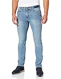 Projekt RECONSIDER H20 Springfield Jeans Slim Lavado Vintage Pantalones, Azul Medio, 36