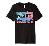 MTV Pastel Colors Beach Spring Break Logo Premium T-Shirt