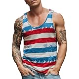 Gestreiftes Tanktop für Herren, lässig, Rundhalsausschnitt, Fitnessstudio, athletisch, Workout, Muskelweste, Tops, Sommer, atmungsaktiv, ärmellos, Unterhemd, hot pink, 6XL
