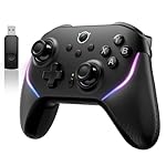 NYXI Master P1 2.4G Wireless PC Controller - 1000Hz Polling Rate,Hall-Effekt Joystick,Hall&Micro Changable Trigger,Mute Kontrolle,Einstellbarer Turbo,Programmierbare Tasten für PC/Switch/iOS/Android